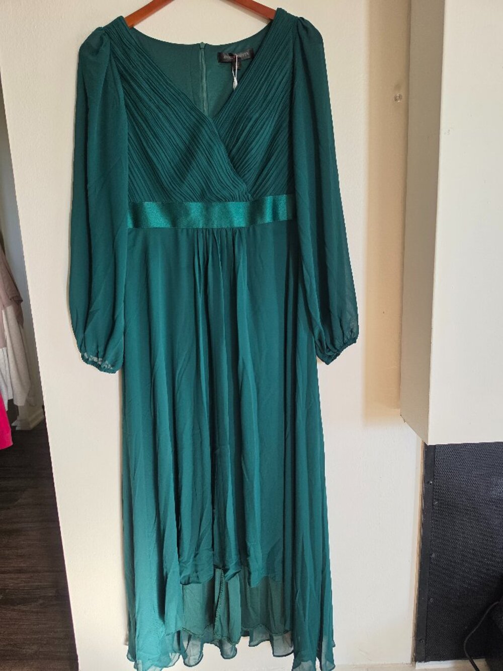 Ever-Pretty KEYLA Green Chiffon High Low Formal Dress 12 NWOT